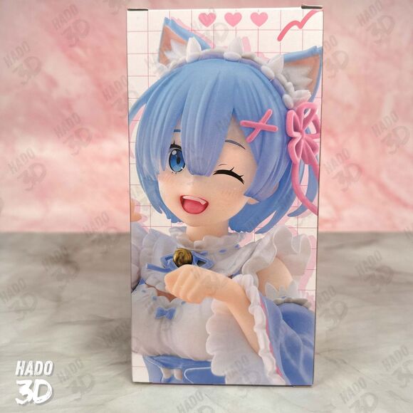 Re:Zero Cat Maid Rem Ear Maid Renewal Coreful Figure Ver New Taito Us Seller - Picture 4 of 6
